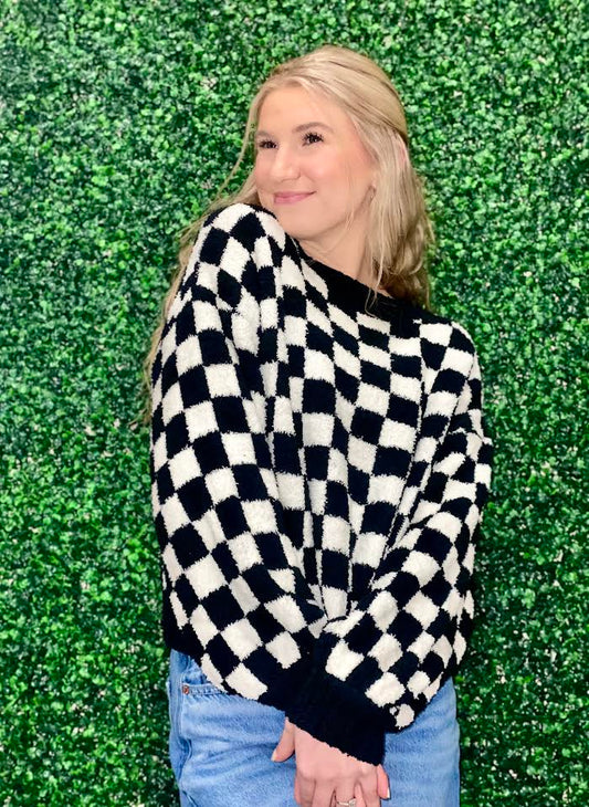 Checkmate Harmony Sweater - Black