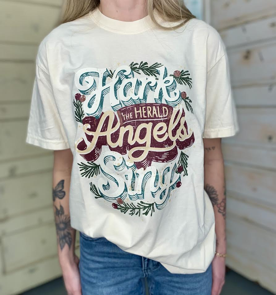 Hark the Herald Angels Sing Christmas Tee