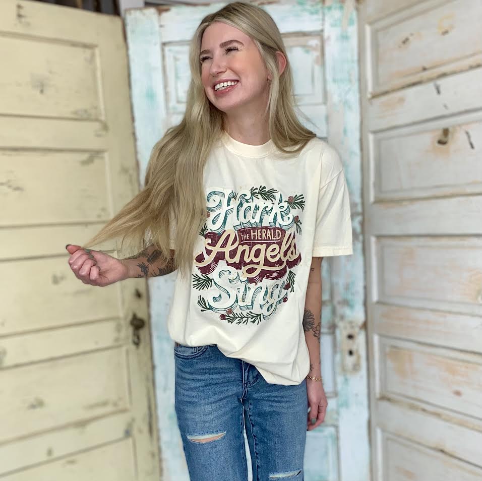 Hark the Herald Angels Sing Christmas Tee