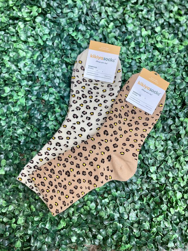 Cheetah Print Socks