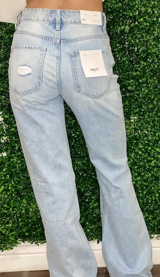 Leslie 90s High Rise Flare Jeans