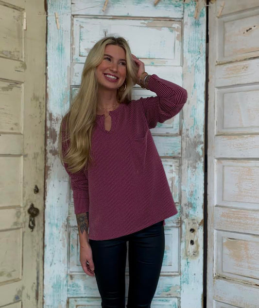 Noella Textured Top
