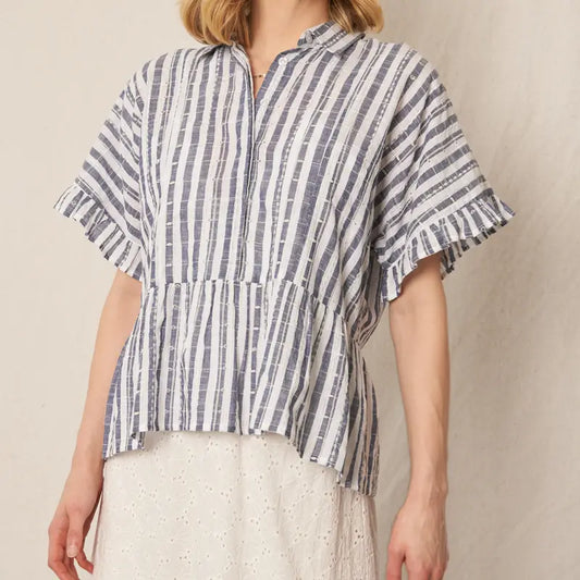 Valley Girl Front Button Top