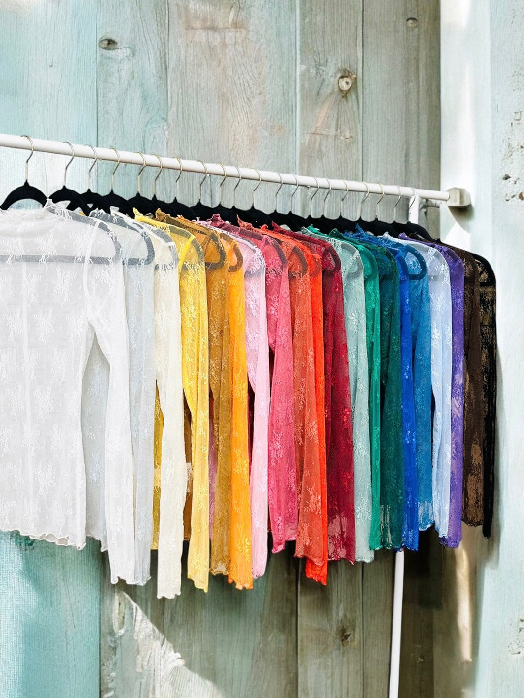 Lainey Lace Layering Top - Brown