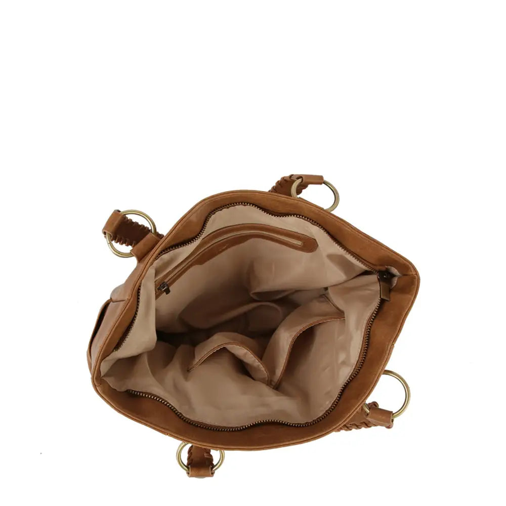 Fashion Braided Handle Daily Tote