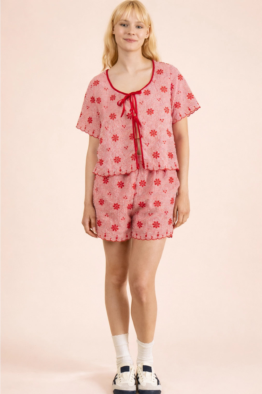 Perry's Floral Woven Set