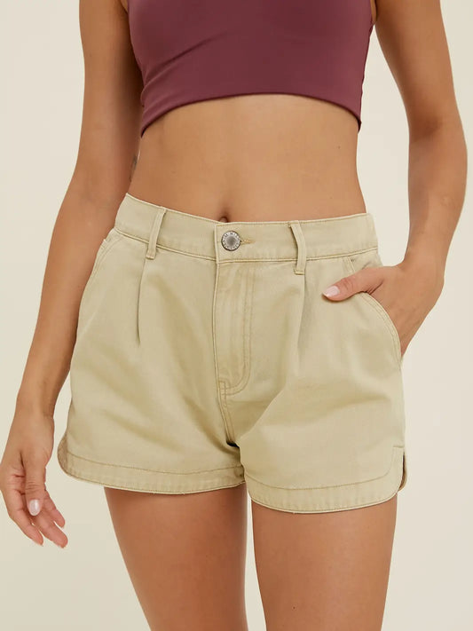 Dolphin Cotton Detailed Shorts