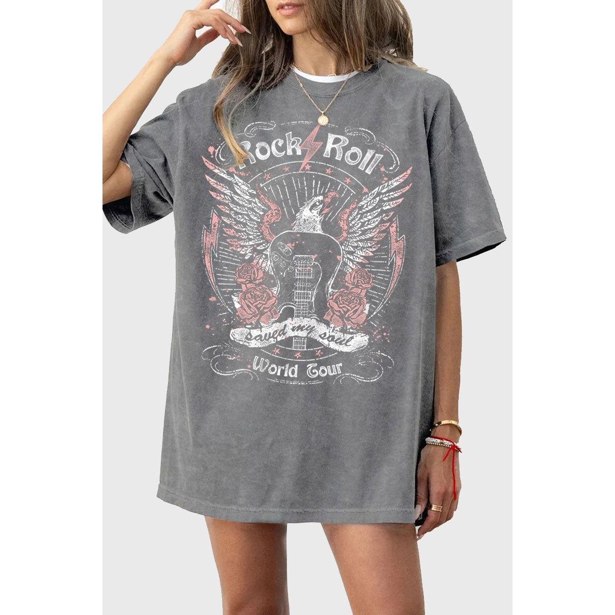 Rock & Roll World Tour Graphic Tee