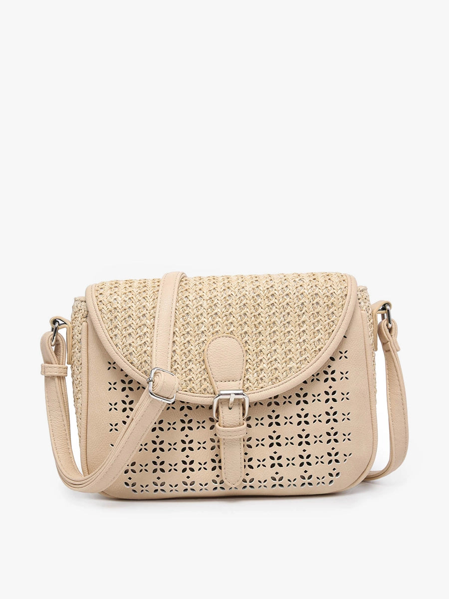 Carolina Woven Lasercut Crossbody