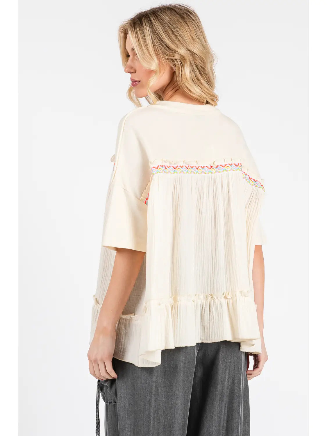 Kind Soul Embroidered Top