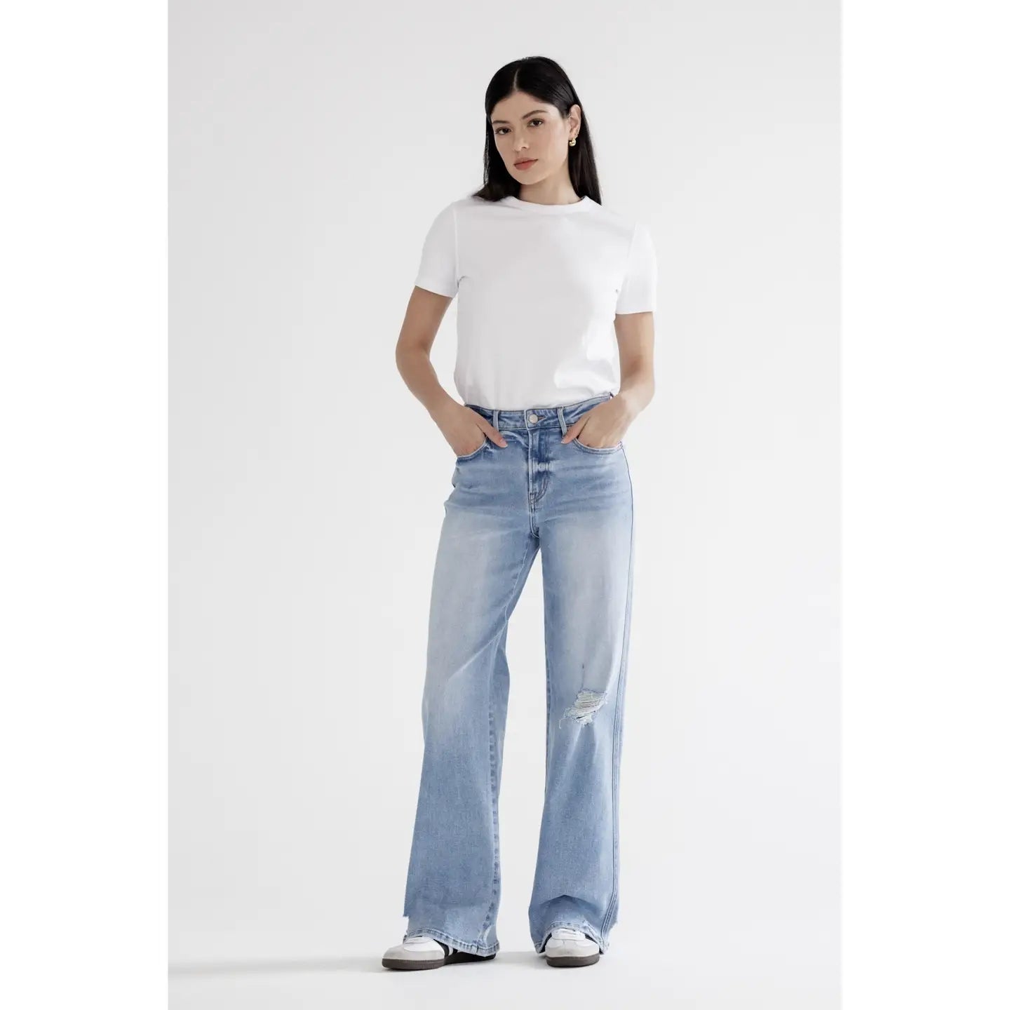 Allene High Rise Distressed Jeans