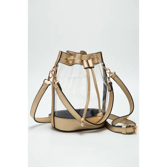 Clear Crossbody Stadium Bucket Bag