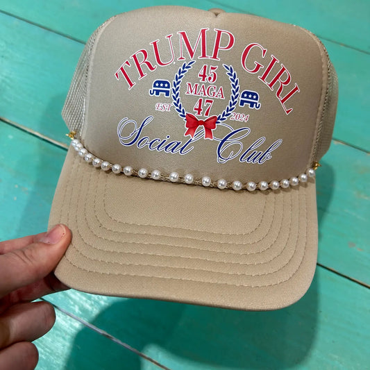Trump Girl Social Club Trucker Hat