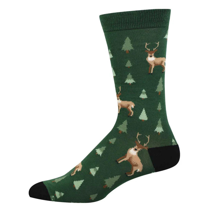 Deer In The Trees Socks