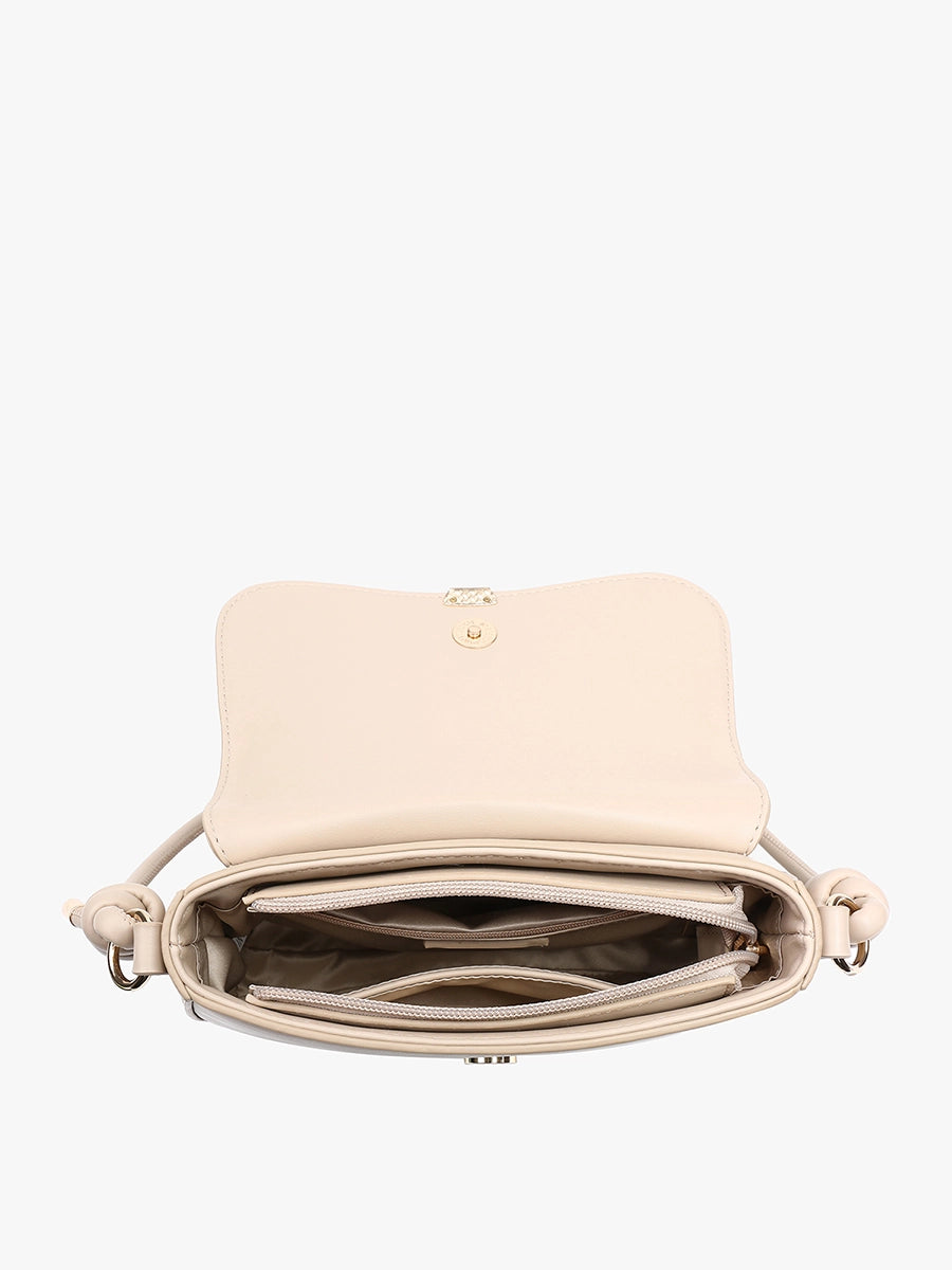 Fiji Curved Flapover Crossbody