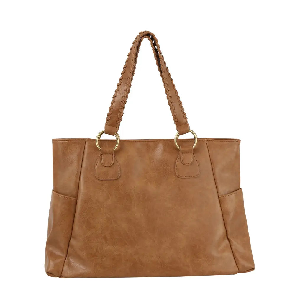 Fashion Braided Handle Daily Tote