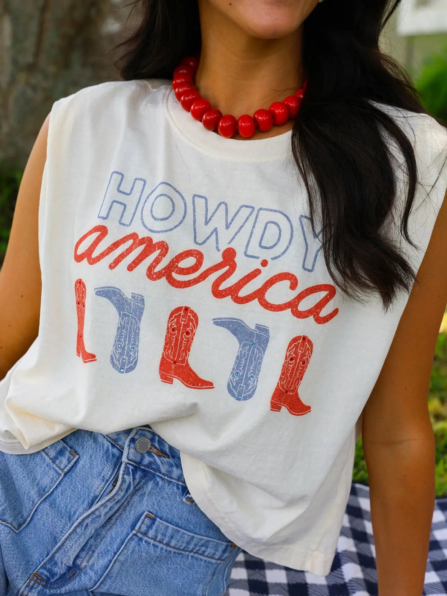 Howdy America Muscle Tank