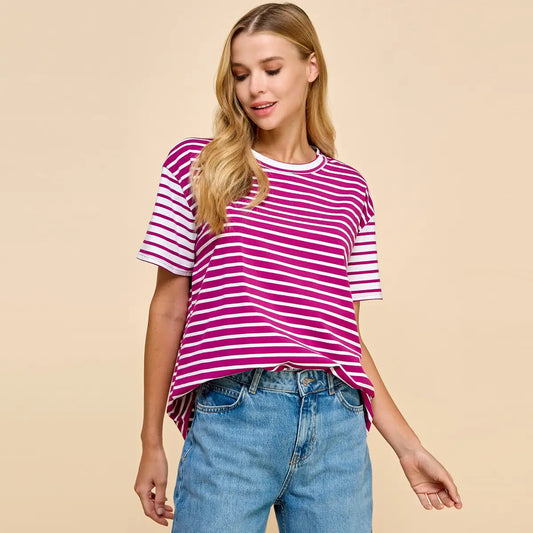 Let's Debrief Colorblock Top