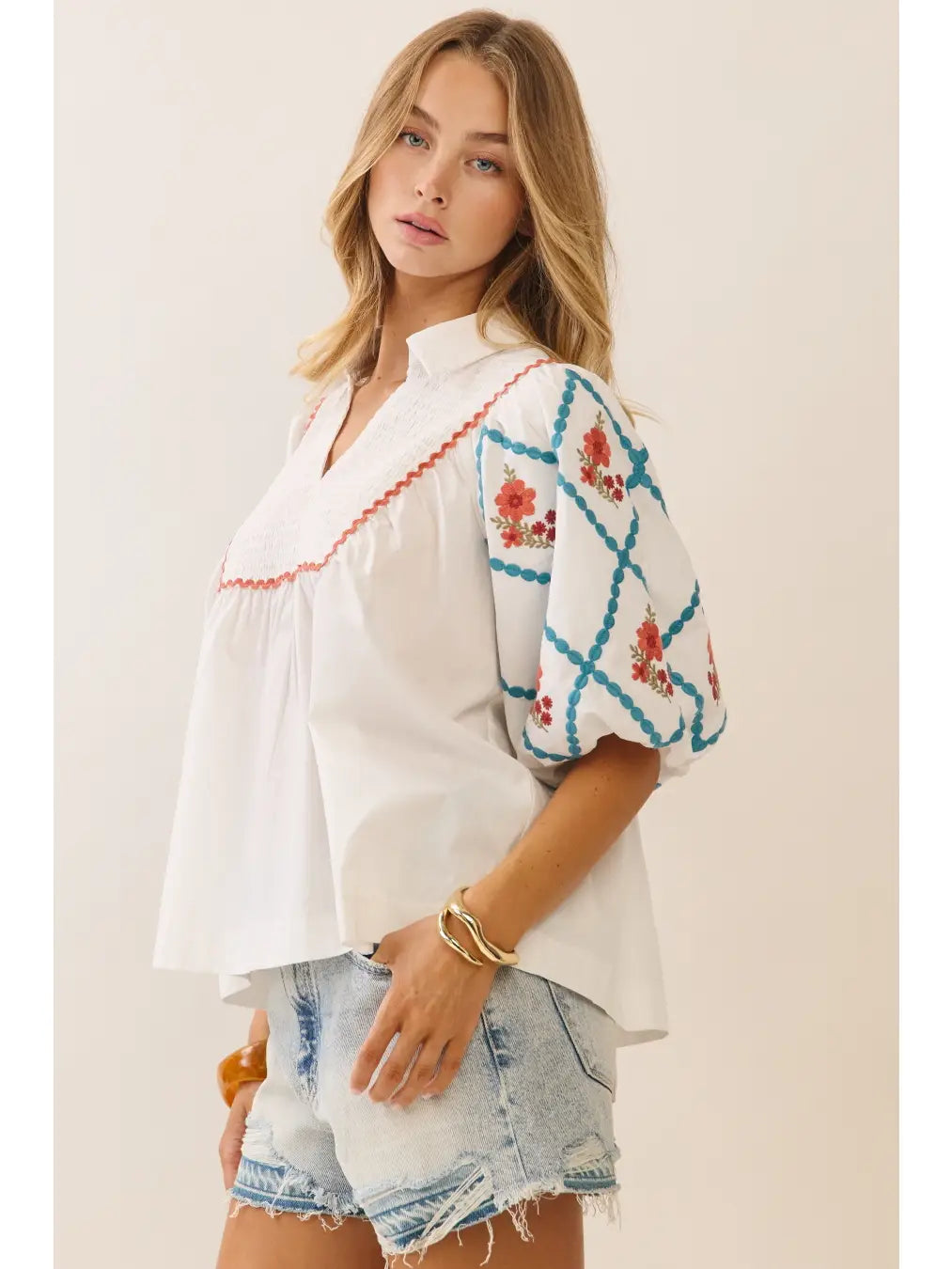 Familiar Florals Top