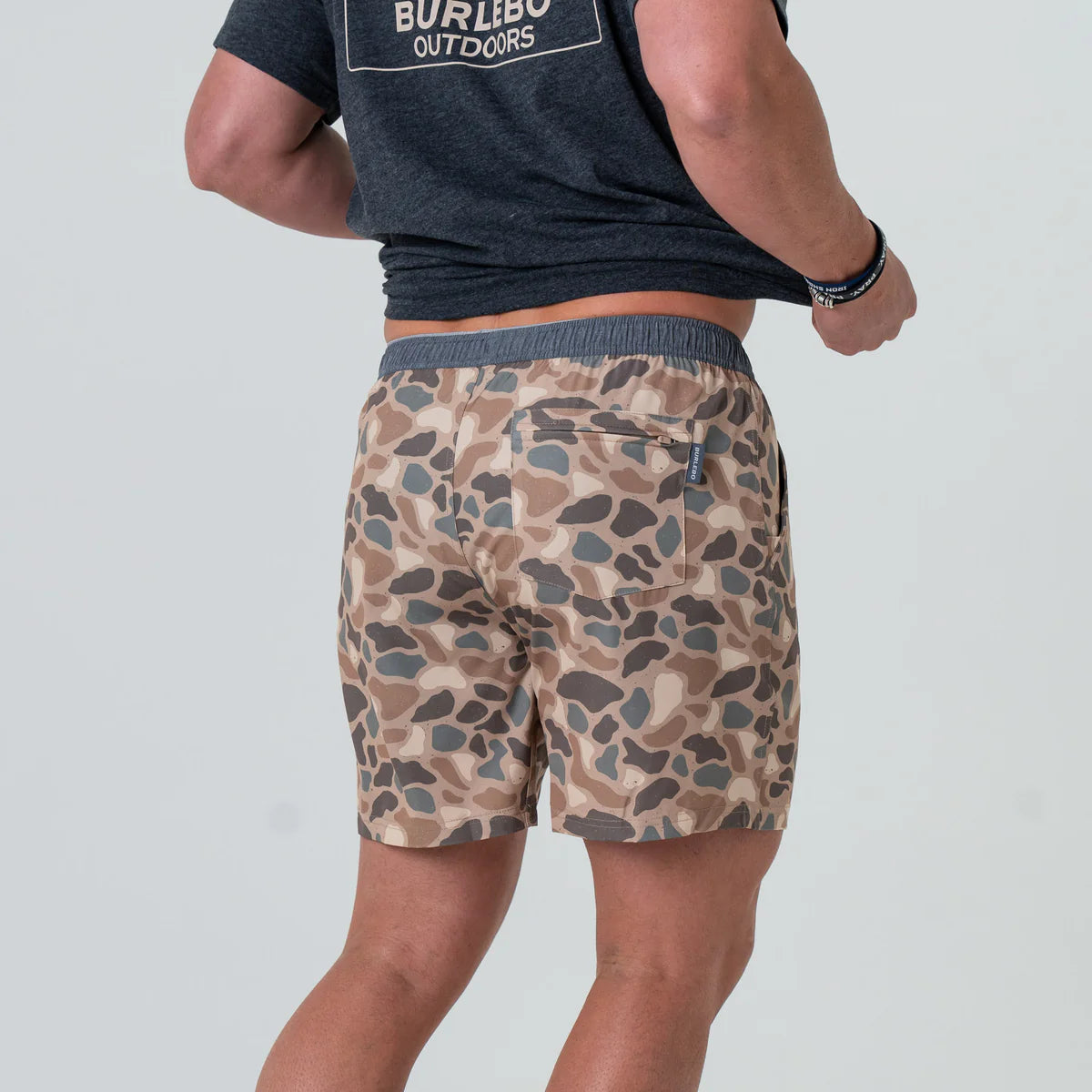 Athletic Short - Pintail Camo - Grey Liner