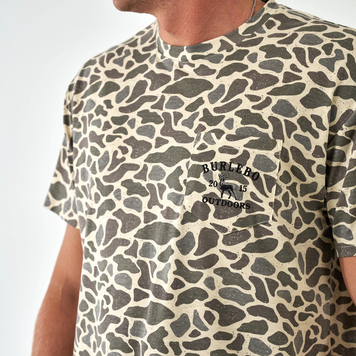 Classic Deer Camo Tee w/ Deer Pocket