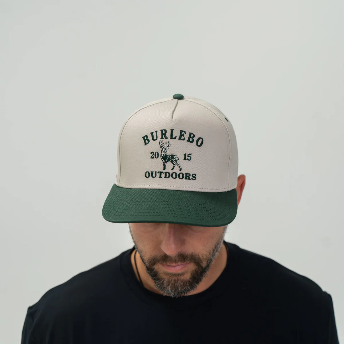 Cap - Vintage Whitetail Deer - Cream
