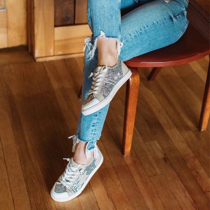 Dillan Slip-On Silver Sneaker