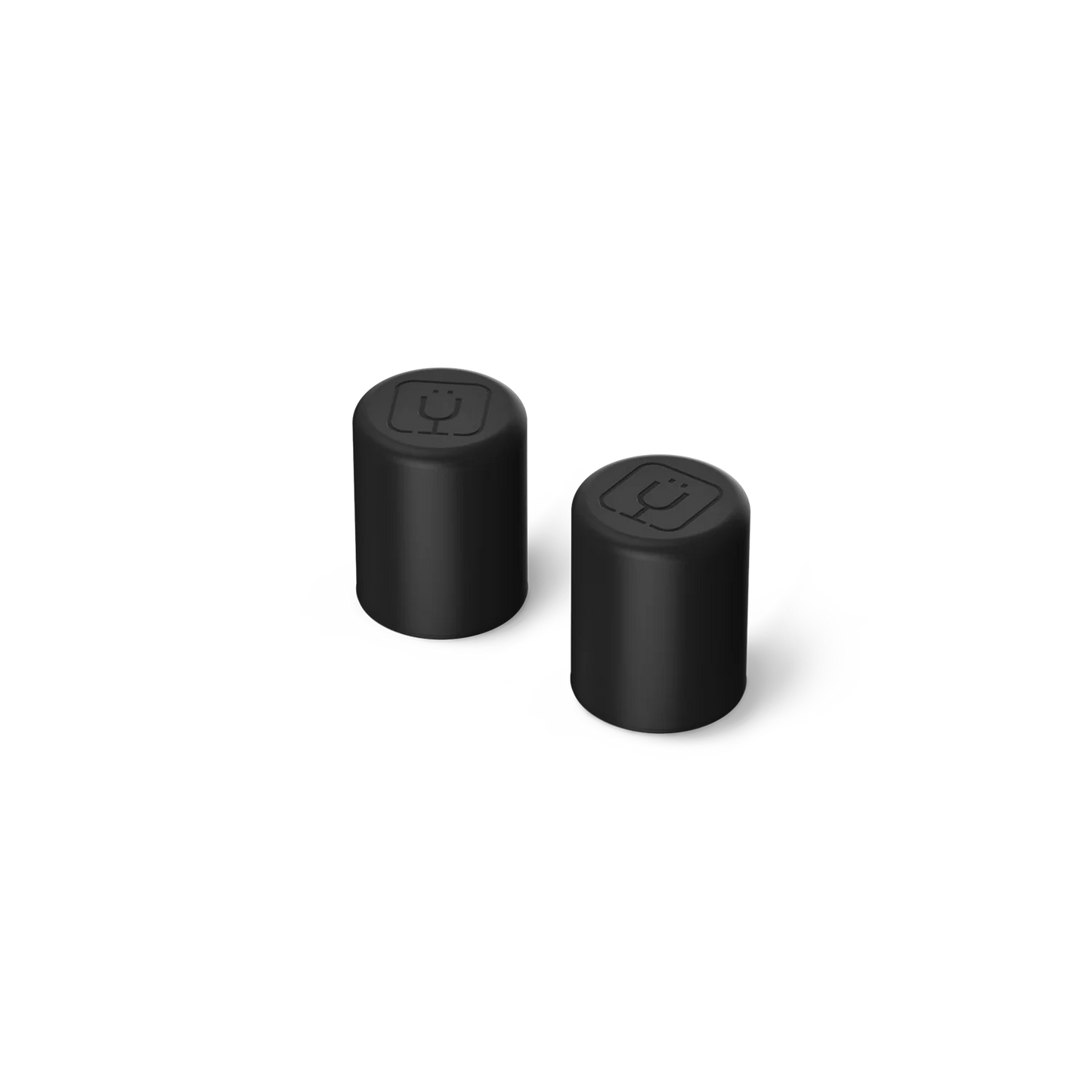 Magnetic Straw Caps - Black