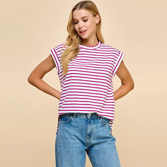 Regatta Striped Sleeveless Top
