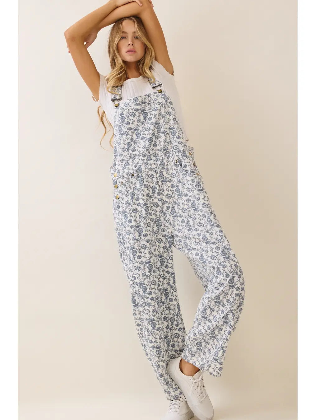 Felicities Floral Barrel Pant Overalls