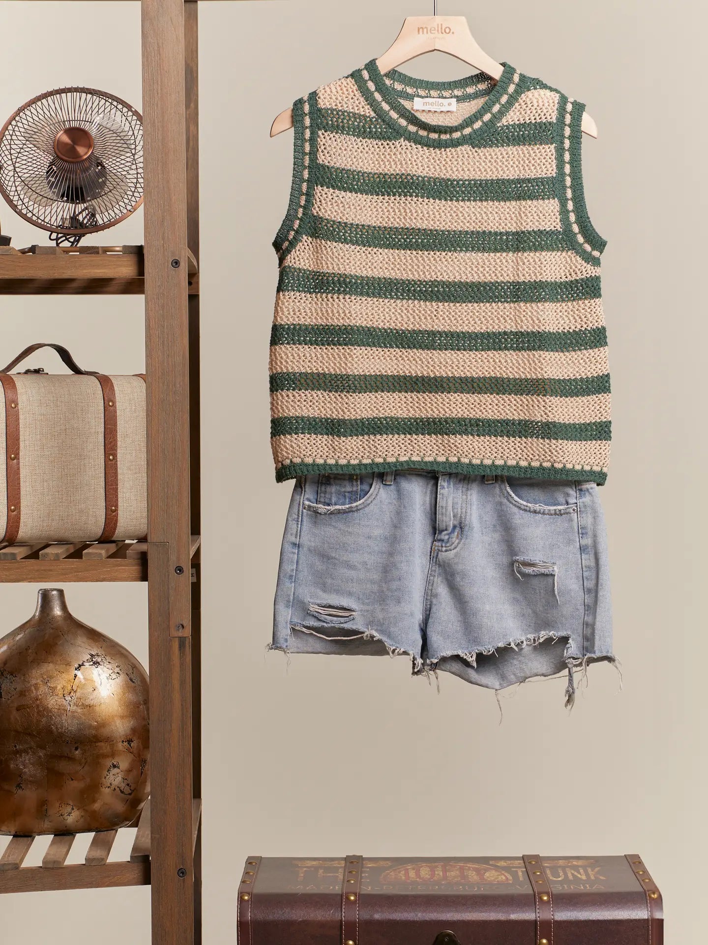Suddenly Fine Stripped Vest