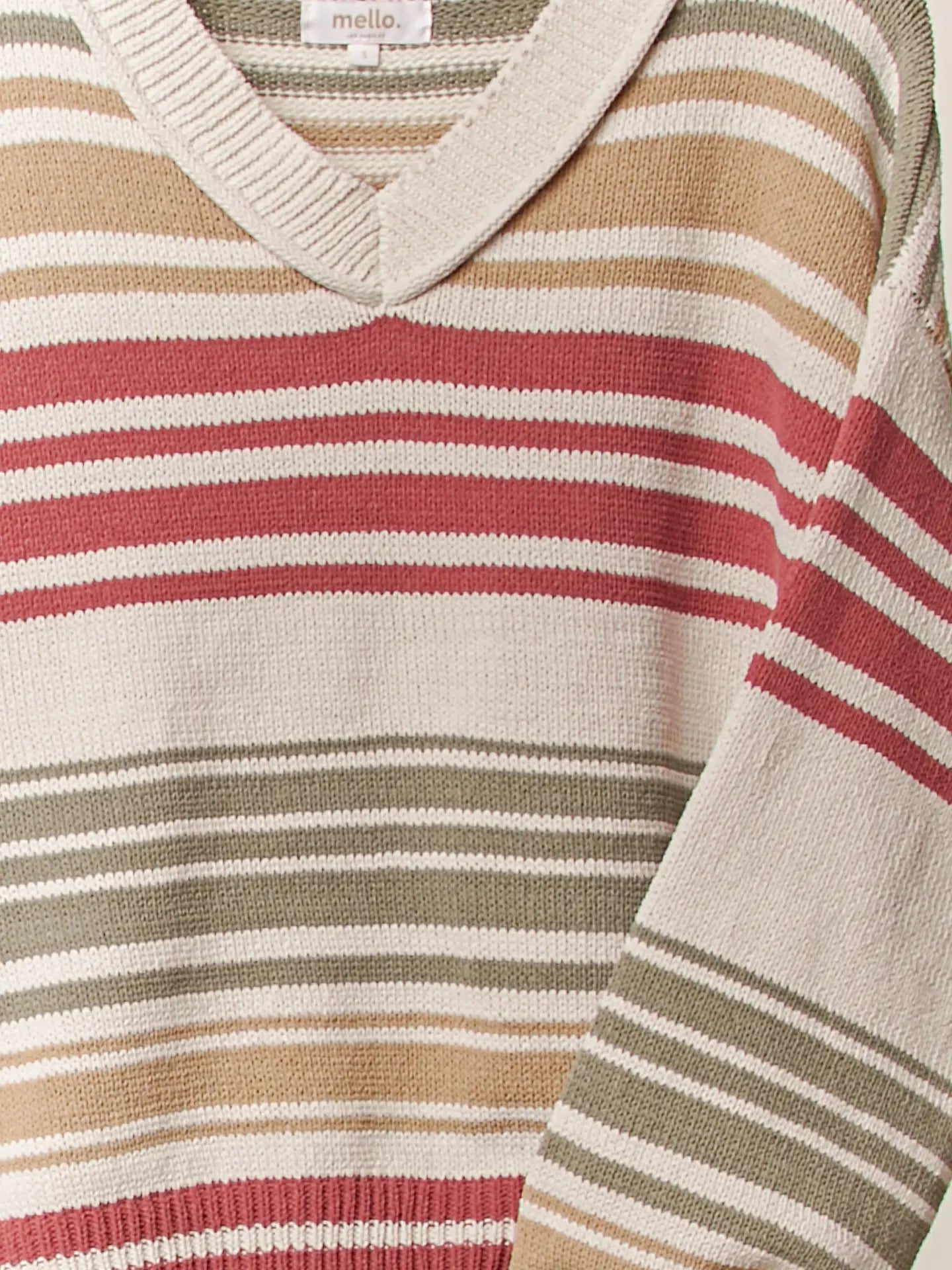 All Eyes on You Striped Sweater
