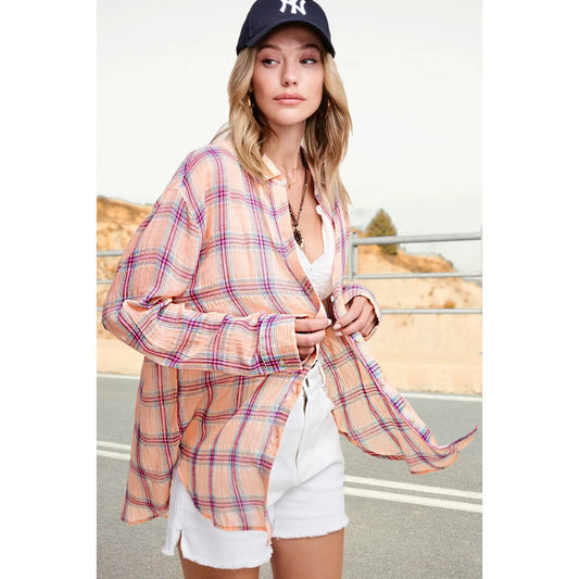 Endless Season Button Front Top