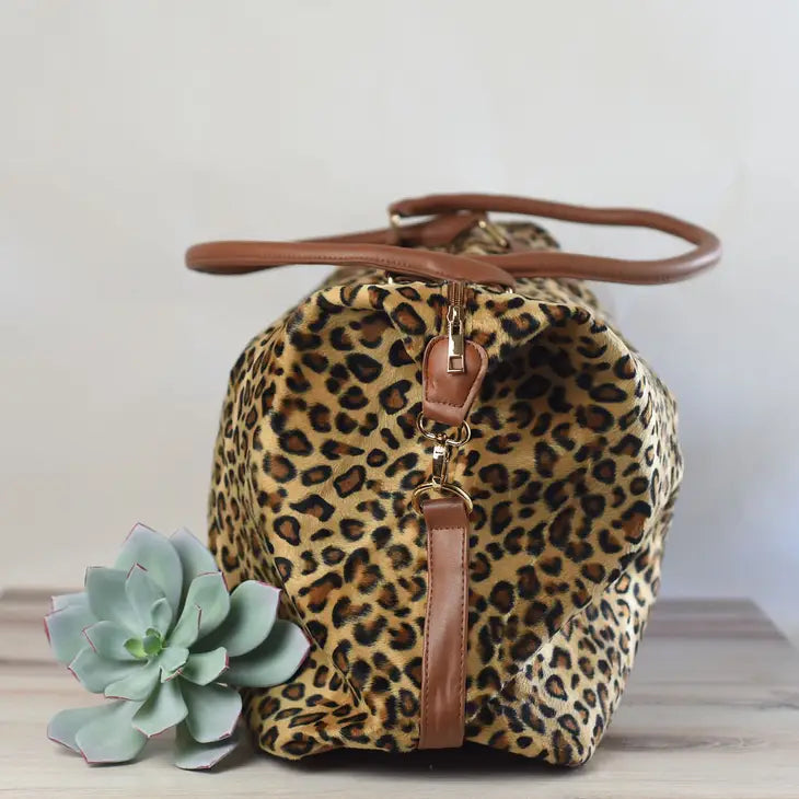 Cheetah Weekender Tote
