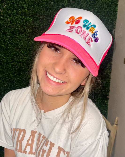 No Wake Zone Trucker Hat