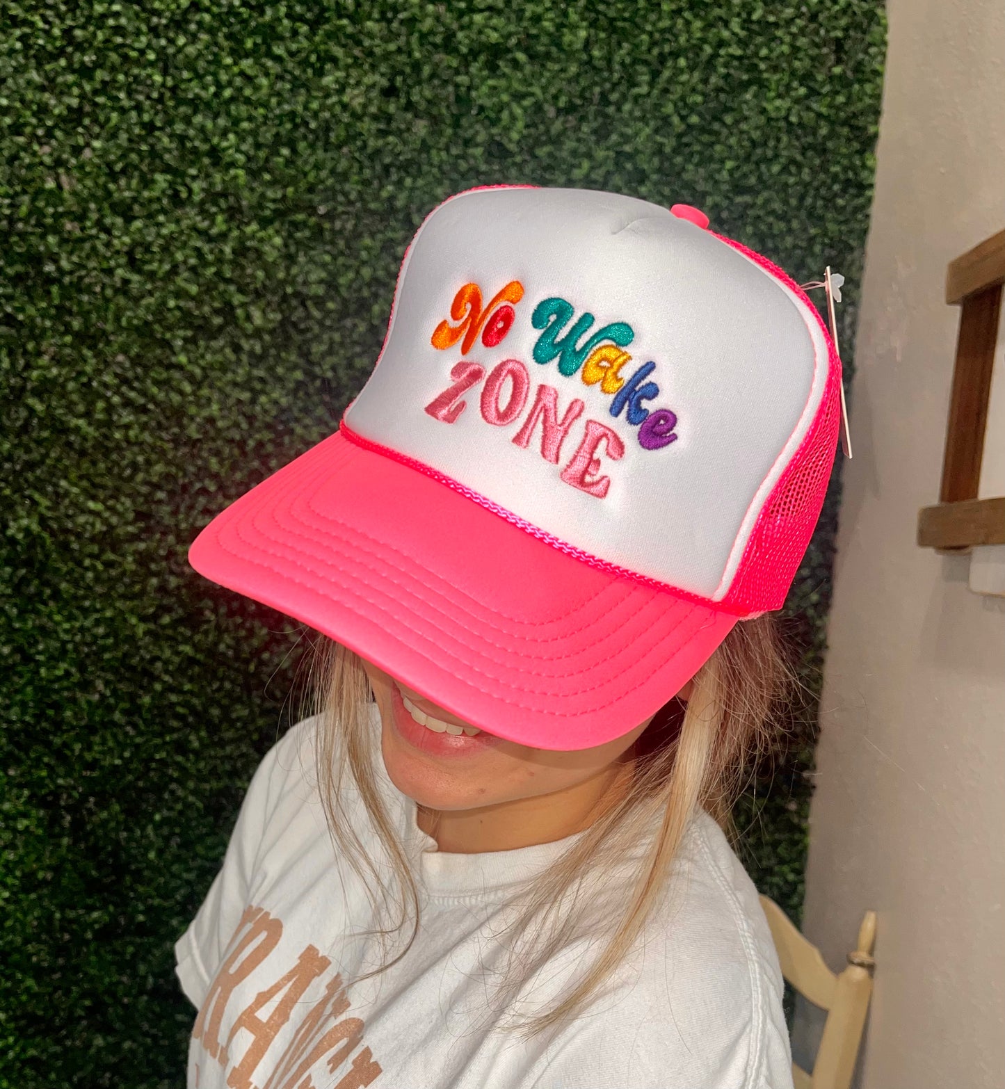 No Wake Zone Trucker Hat