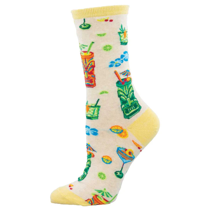 Tiki Drinks Socks