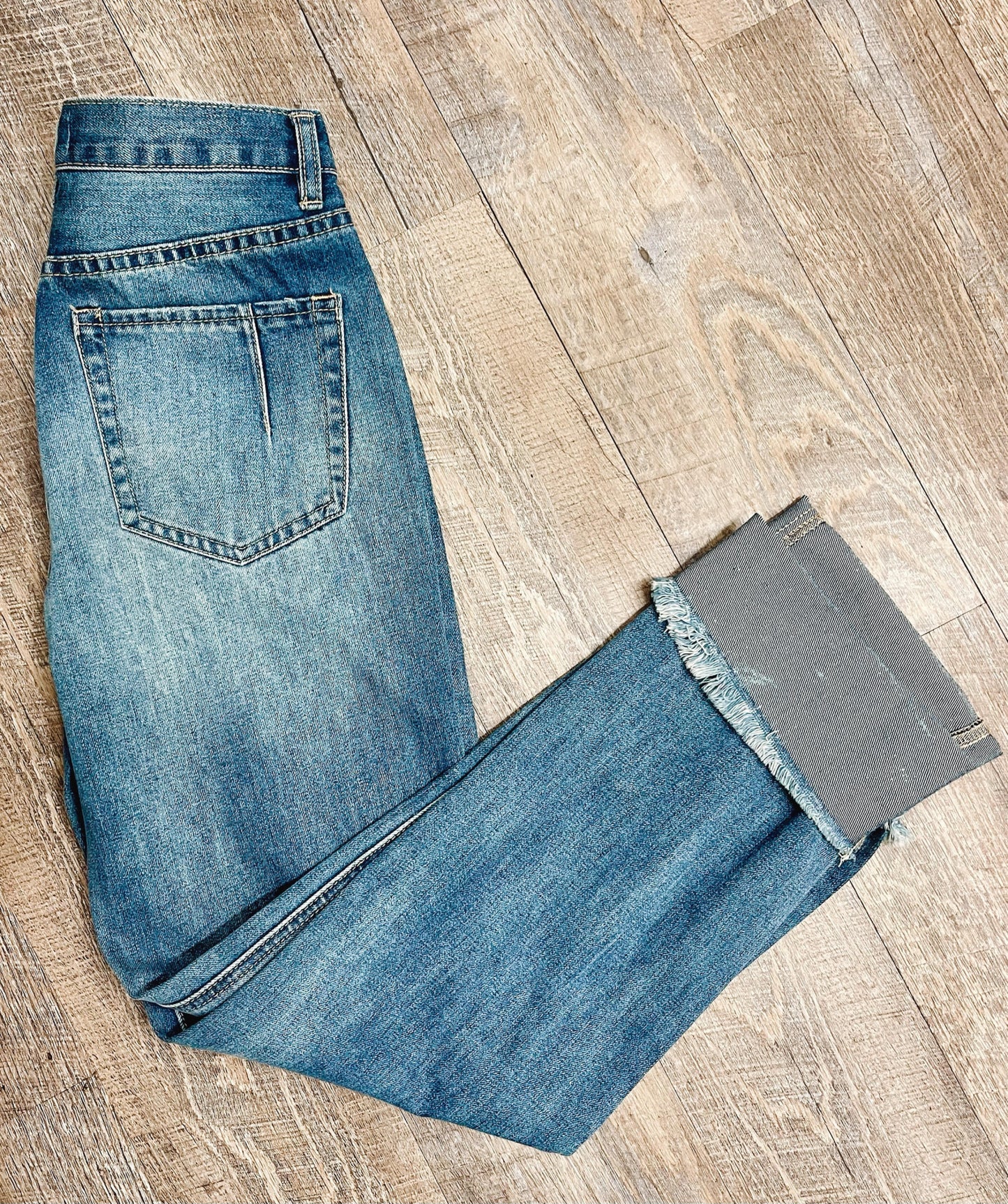Sarah Straight High Rise Jeans