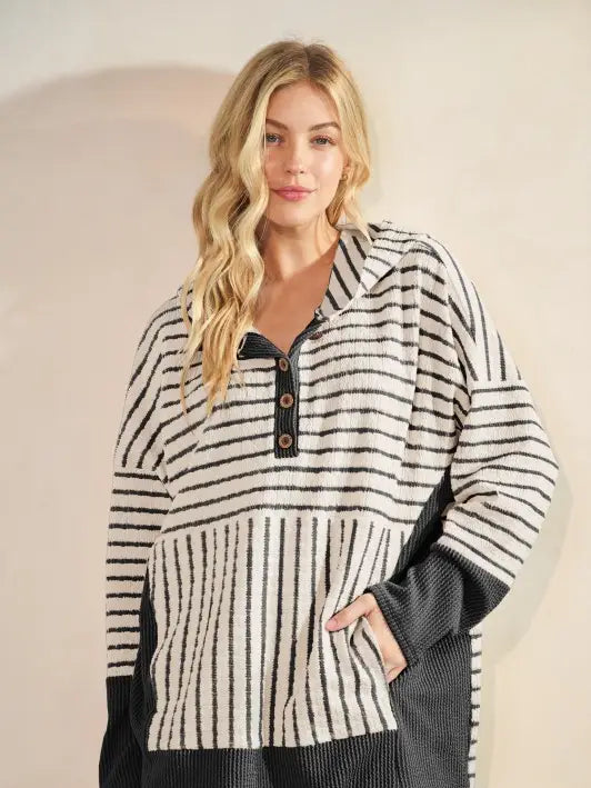 Starting With a Smile Striped Sweater