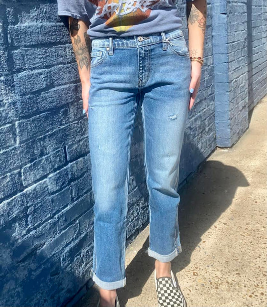 Dylan Slim Boyfriend Jeans