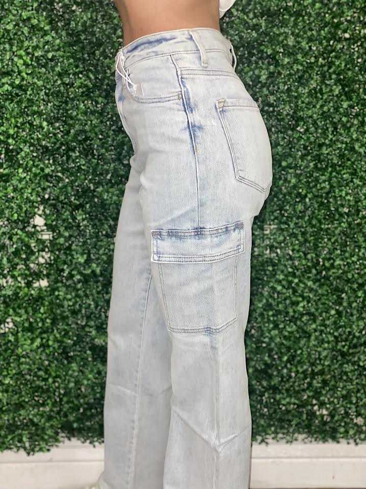 Alyssa's Vintage Cargo Utility Jeans