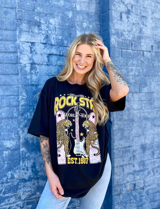 We All Just Wanna be Big Rock Stars Graphic Tee