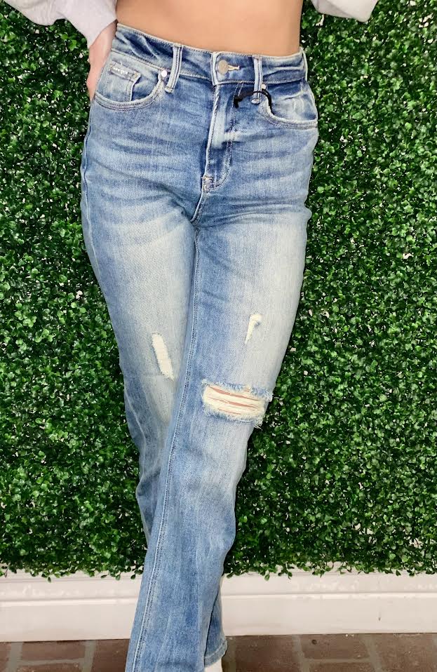 Chrissy's High Rise Girlfriend Jeans