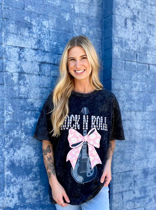 Rockin' Out Bow Graphic Tee