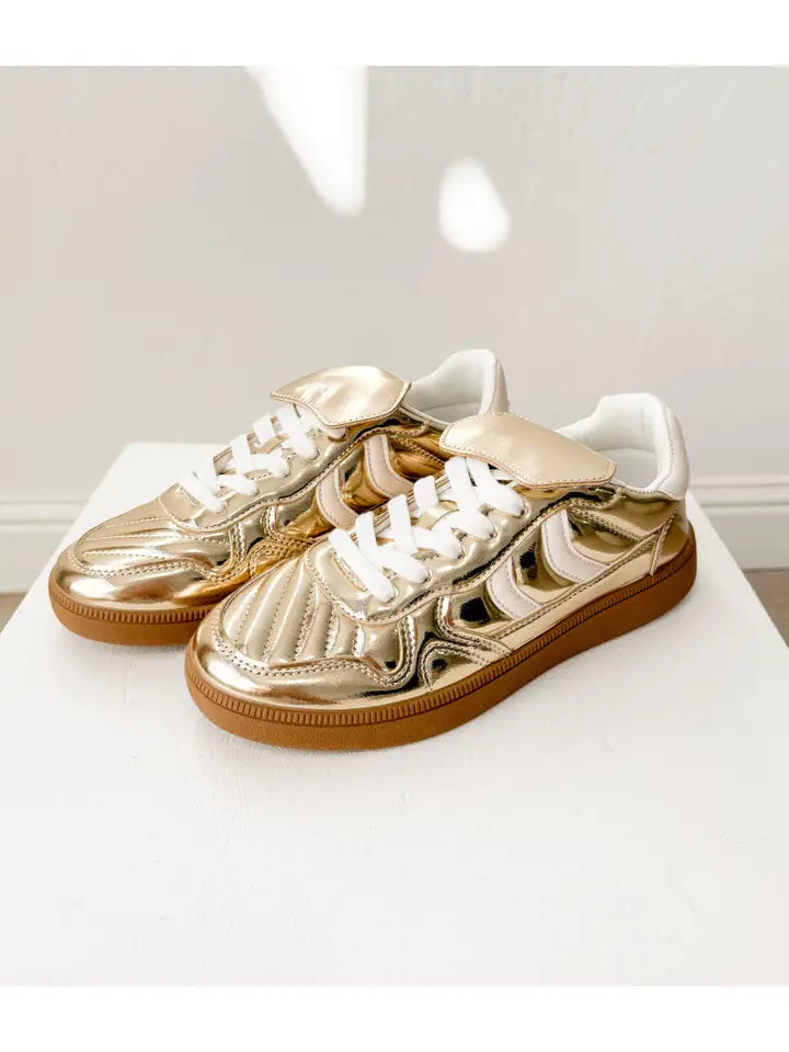 Milan Gold Sneakers