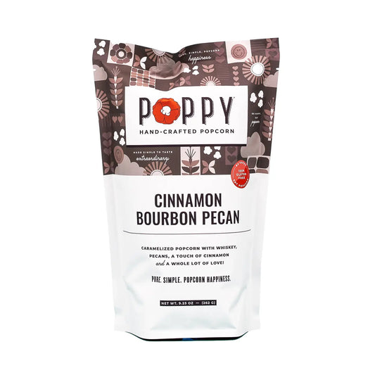 Poppy Cinnamon Bourbon Pecan Popcorn