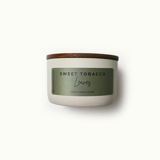 Sweet Tobacco Leaves Statement Candle