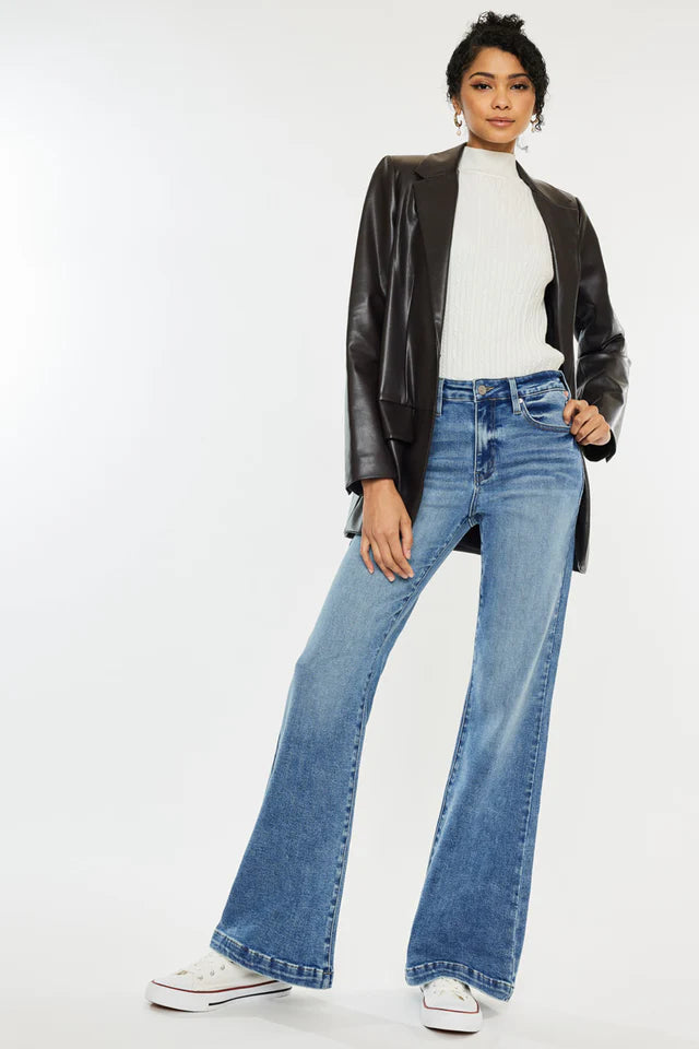 Avonlea High Rise Wide Leg Flare Jeans