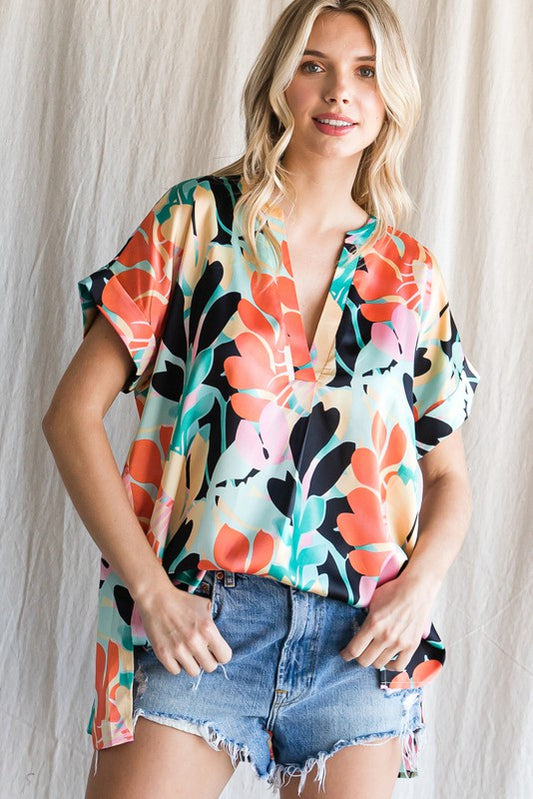 The Spring Vibes Top - Multicolor