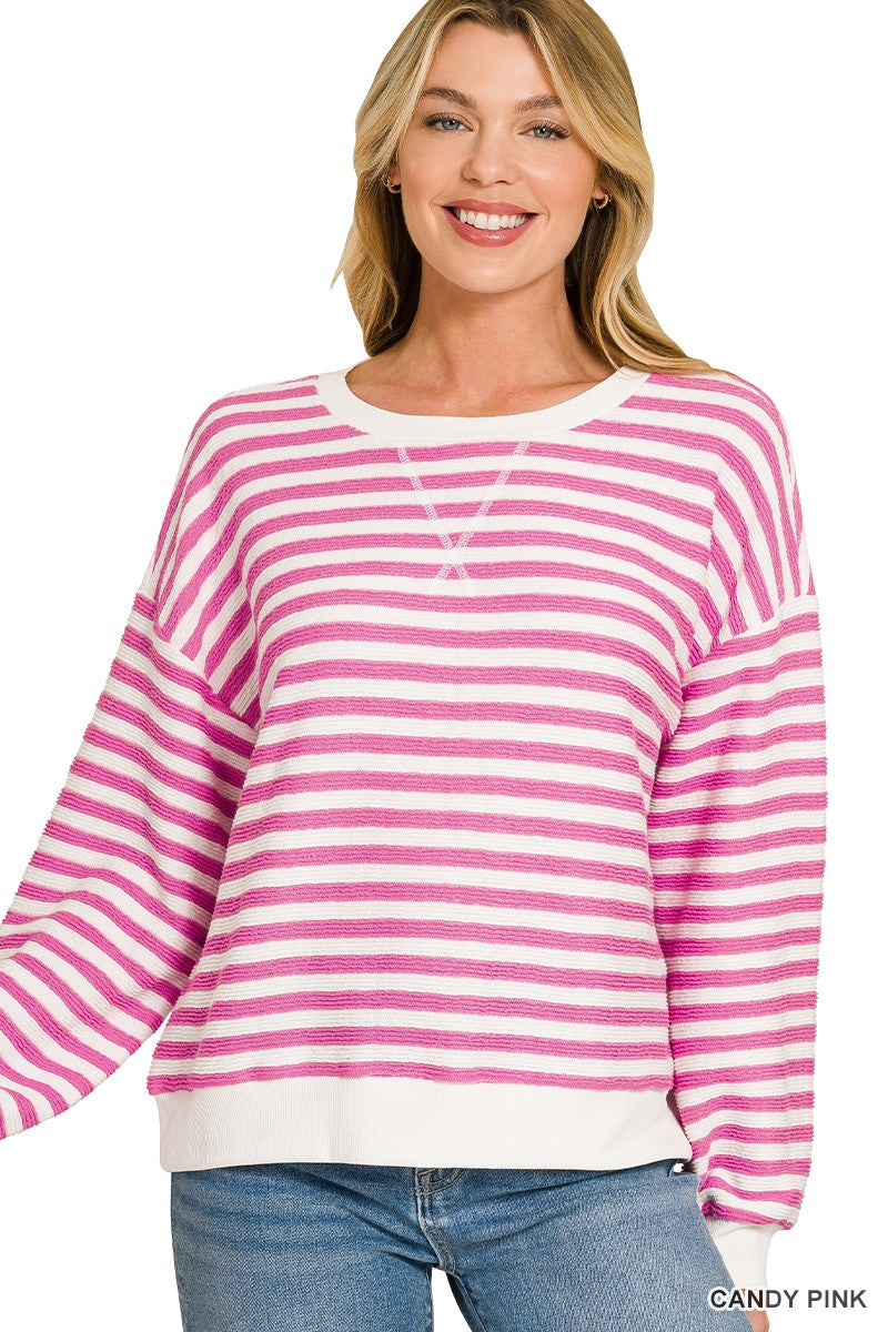 Kelsea's Striped Sweater